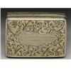Image 1 : A Large Victorian Silver Gilt Vinaigrette 