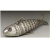 Image 1 : A German Silver Articulated Fish Vinaigrette 