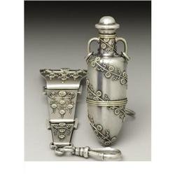 A Tiffany & Co Silver Chatelain and Scent Bottle 