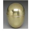 Image 1 : A Silver Gilt Egg Shape Vinaigrette 