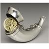 Image 2 : A Victorian Silver Hunting Horn Vinaigrette 