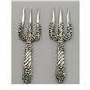 Image 2 : A Pair of Gorham Silver Bread Forks 