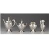 Image 2 : A Gorham Coin Silver Four Piece Tea Service 