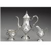Image 1 : A Gorham Silver Three Piece Tea Service 