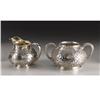 Image 2 : A Gorham Heinzelmann Silver Creamer and Sugar 