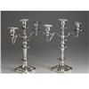 Image 1 : A Pair of Silver Plate Candelabrum 