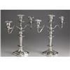 Image 2 : A Pair of Silver Plate Candelabrum 