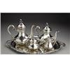 Image 2 : A Silver Four Piece Coffee and Tea Set 