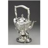 Image 1 : An American Silver Hot Water Kettle on Stand 