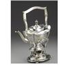 Image 2 : An American Silver Hot Water Kettle on Stand 