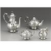 Image 1 : A Continental Silver Four Piece Tea Service 