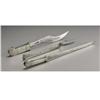 Image 1 : Mexican Silver Three Piece Carving Set 