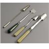 Image 2 : A Group of Four Silver Marrow Spoons 
