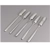 Image 2 : A Group of Five George III Silver Marrow Spoons 