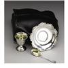 Image 1 : An Edwardian Silver Egg Set 