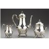 Image 2 : A French Silver Three Piece Tea Set 
