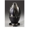 Image 1 : Christofle Silver Inlaid Metal Vase 