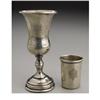 Image 1 : American Sterling Kiddush Cup & Russian Jigger 