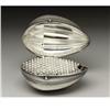 Image 4 : An American Silver Nut Shape Nutmeg Grater 