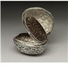 Image 4 : A Victorian Silver Nut Shaped Nutmeg Grater 