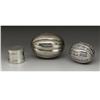 Image 1 : A Group of Three Silver Nutmeg Graters 