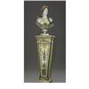 Image 1 : A Samson Faience Bust on Pedestal: Ceres 