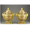 Image 2 : A Pair of French Gilt Bronze and Granite Vases 