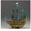 Image 2 : A Continental Silver Gilt and Enamel Nef 