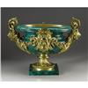 Image 4 : Monumental Malachite And Gilt Bronze Centerpiece 