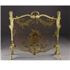 Image 2 : A French Gilt Brass Firescreen 