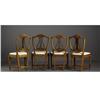 Image 2 : Four Italian Neoclassical Style Side Chairs 
