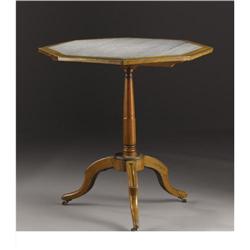 An Italian Neo-classical Walnut Tilt-top Table 