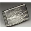 Image 1 : A Russian Silver and Niello Snuff Box 