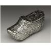 Image 1 : An American Silver Shoe Shape Snuff Box 