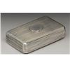 Image 1 : A George III Silver Snuff Box w/Victoria Coin 