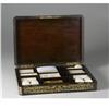 Image 1 : A Napoleon III Tortoiseshell and Brass Poker Set 