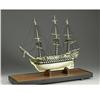 Image 2 : A French Prisoner-of-War Ivory Model of a Ship 