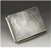 Image 1 : A Mother-of-Pearl and Silver Snuff Box 