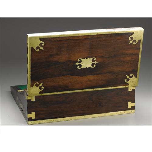 An Anglo Indian Regency Campaign Lap Desk