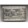 Image 1 : A Victorian Silver Castle-top Snuff Box 