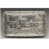 Image 1 : A Victorian Silver Castle-top Snuff Box 