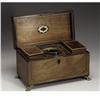 Image 2 : A Victorian Walnut Tea Caddy 