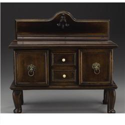 An American Mahogany Miniature Sideboard 