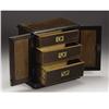 Image 2 : A Victorian Walnut and Oak Miniature Cabinet 