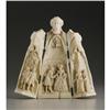 Image 2 : European/Dieppe Carved Ivory Triptych, 19th C. 