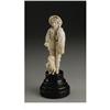 Image 1 : European carved ivory beggar with dog, 19th C. 