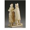 Image 2 : European Carved Ivory Figural Group, 19th C. 