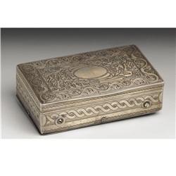 A George IV Silver Musical Snuff Box 