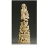 Image 1 : European Two-Part Carved Ivory Hierarchal Group 