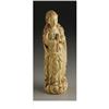 Image 1 : Goan Madonna Carved Ivory Folded in Prayer 